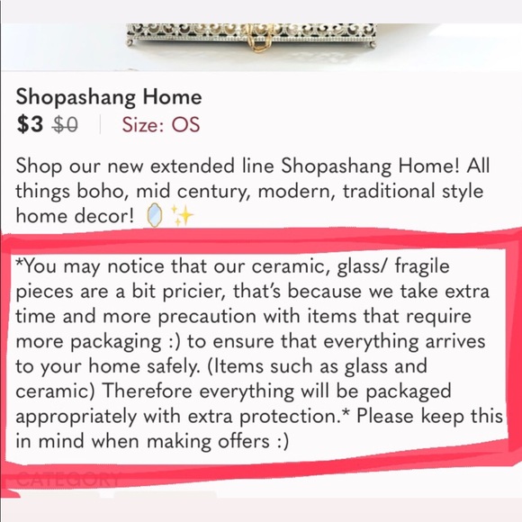 Blue & White Bohemian Eclectic Decor Vase - Picture 4 of 4